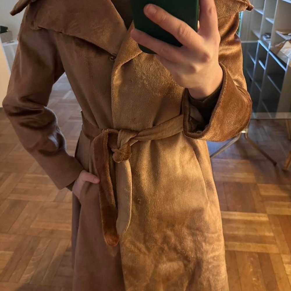 Real fur coat